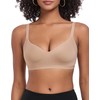ANGOOL Women's Bra Without Underwire Medium Support Sports Bra Back