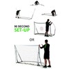 QuickPlay Kickster 2in1 Soccer Goal and Rebounder 8x5'