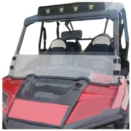 HECASA Half Windshield Compatible with 2014-2021 Polaris RZR XP 1000/ 4 1000/ S 1000/ TURBO/ 4 TURBO/ RZR 900/4 900 /S 900 /XC 900 Windscreen Clear
