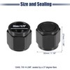 X AUTOHAUX AN10 Universal Flare Cap Fitting Adapter Black -