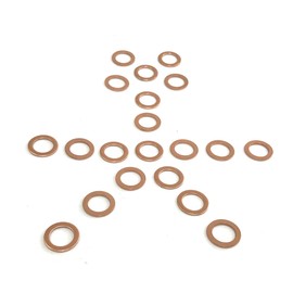 7/16 Copper Crush Washers - Pack of 20 - Fits on 7/16 Bolt