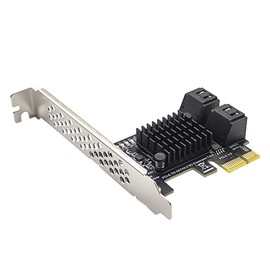 SATA PCI e Adapter 4 Port SATA 3.0 to PCIe x1 GEN3 Expansion Adapter Card SATA 3 III PCI-e PCI Express Converter