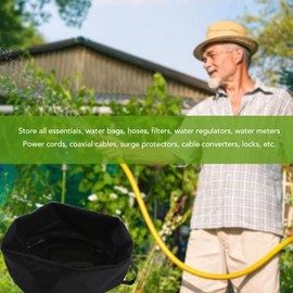 Hose Storage Bag for RV, Large Capacity Water Hose Organizer Bag with Easy Open Close Feature, Portable Hose Bag for Electrical Cords