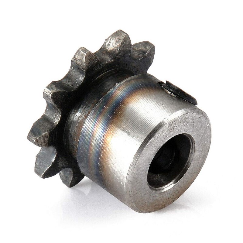 Acxico 2Pcs 8mm Bore 10 Teeth 10T Metal Pilot Motor
