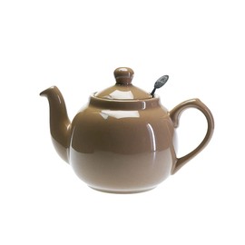 London Pottery Farmhouse Teapot Taupe 2 cup