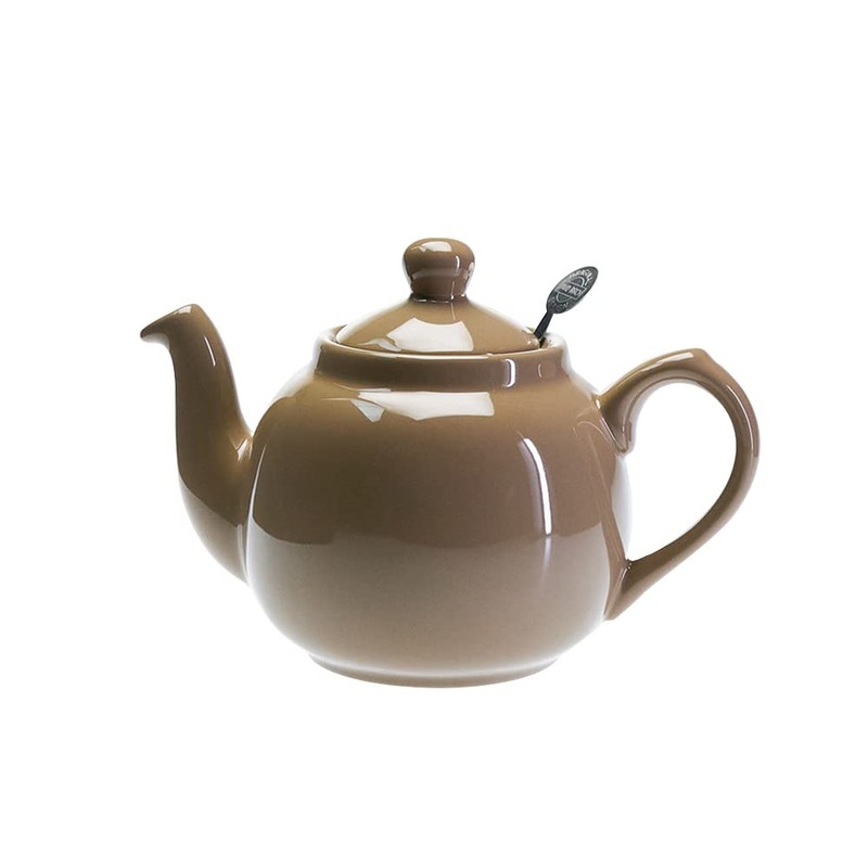 London Pottery Farmhouse Teapot Taupe 2 cup