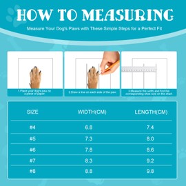 Dog Shoes, Paw Protection, Pack of 4 Breathable Dog Boots with Reflective Velcro Fastening, Dog Shoes, Adjustable Paw Protection for Small Medium Large Dogs (Blue, 2)