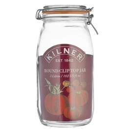 Kilner Round Clip Top Jar, 102-Fl Oz, 1 EA