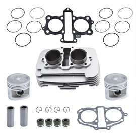 Thomletha Engine Cylinder Piston Kit Replacement for Honda 250 Rebel 250 CMX250 1996-2015