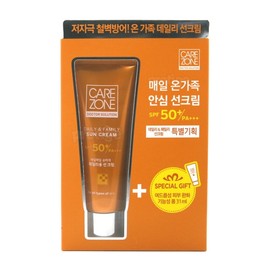 Carezone Daily Family Sunscreen 80ml + Foam 31ml Special Set / Distribution Imminent February 26th / 케어존 데일리 패밀리 선크림 80ml+폼31ml 기획세트유통임박26년2월
