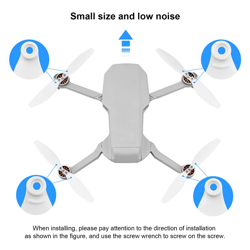 Drone Propeller Low Noise Props Blade Light Weight RC Accessories