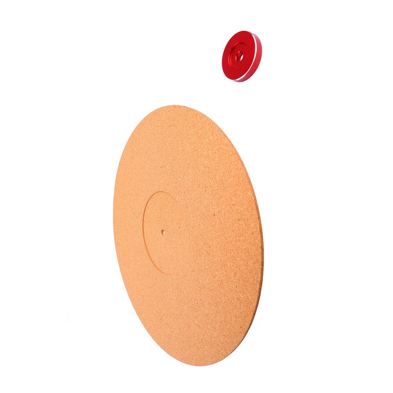 Cork Turntable Mat Vinyl Record Non Shake Slipmat Adapter Phonograph