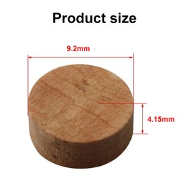 Trombone Cork Cushion, Drain Valve Pad, Trombone Water Key Cork Spit Valve Cork for Musical Instrument Accessories, Tuba Watergate Button Pad, Tuba Cork Accessories, Pack of 6