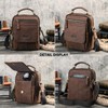 Contacts Genuine Leather Men's Laptop Mini Tab Messenger Crossbody Bag