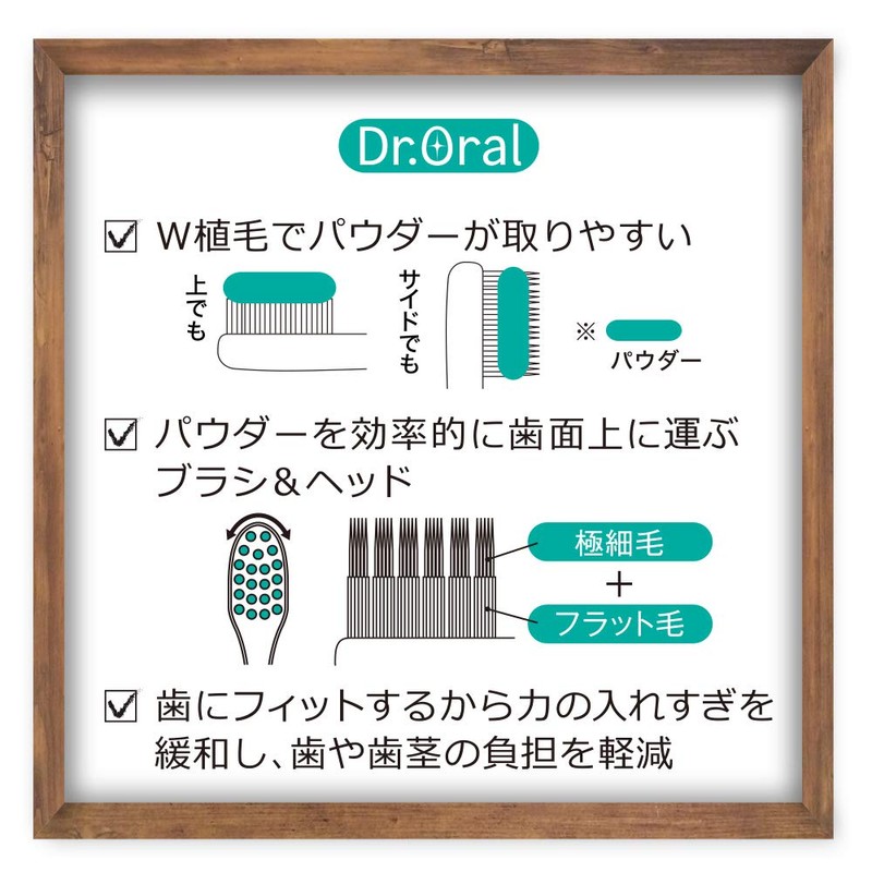 Dr. Oral Whitening Brush (Clear Black)
