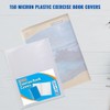 6 Pack 9 X 7 “Clear Exercise Book Covers Strong