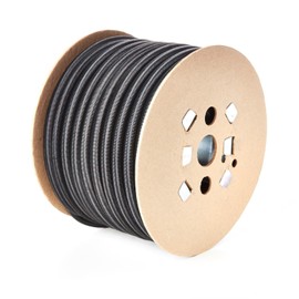 Black 5mm Shock Cord, 10 Metre Length,Bungee Cord, Weather Resistant Strong