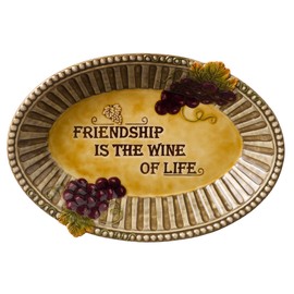 Grasslands Road in Vino Veritas Ceramic Au Gratin Dish, 10-Inch