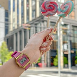 ICE-WATCH - Ice Digit Retro - Women's Watch with Plastic Strap - 022049 (Small), Purple, Classic