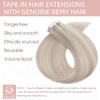 20 + 40 Pieces Real Hair Tape Extensions