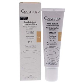 COUVRANCE Maquillaje Fluido 01 Porcelana, 30 ml