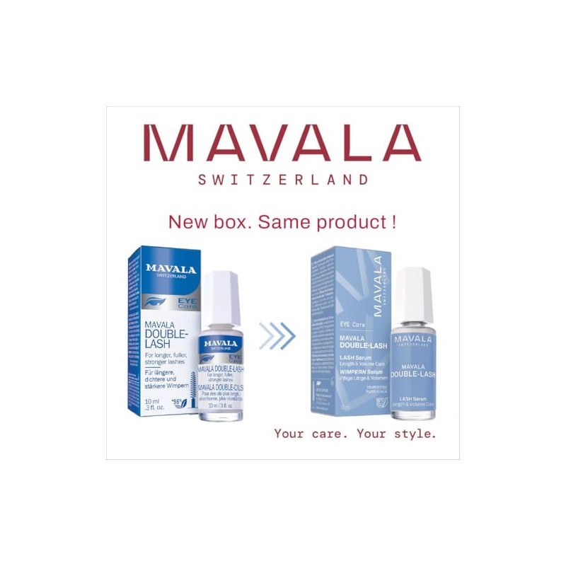 Mavala Double-lash Nutritive Treatment For Longer Denser Lashes, 0.3 Oz