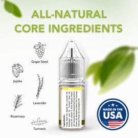 BodyJ4You Piercing Aftercare Bump Treatment | Keloid Removal Shrinking Scar Soothing Skin | Ear Nose Belly Lip | Essential Natural Lavender Rosemary Oil Jojoba Wax | Drops 24 x 0.33 Fl Oz (10ml)