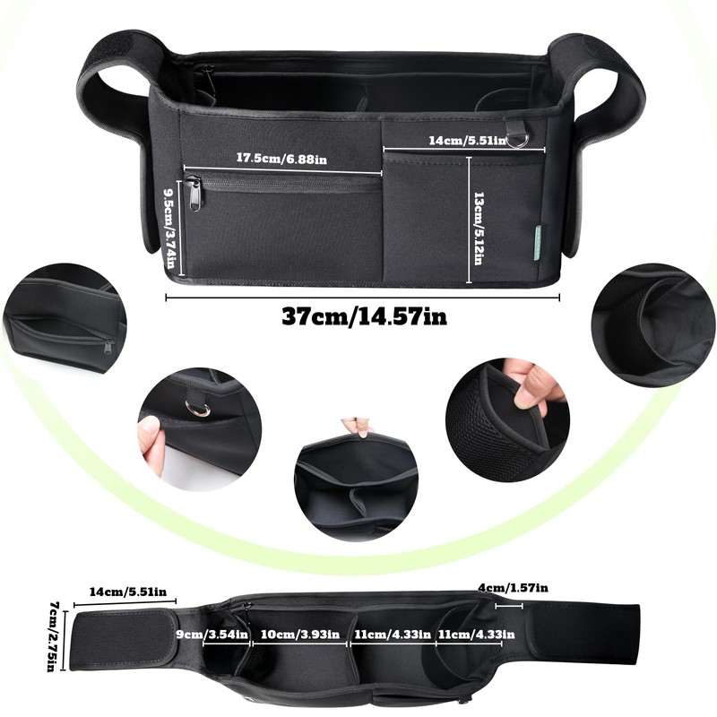 Golf Bag, Push Cart Golf Organizer, Golf Storage Bag, Multifunctional