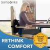 SAMSONITE Lumbar Support Pillow–Memory Foam Cushion for Office Chair &