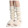 VUCDXOP Women's Long Leg Warmers Women Girls Winter Crochet Knitted