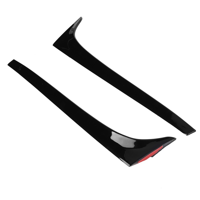2pcs ABS Car Rear Window Side Wing Spoiler Fits for
