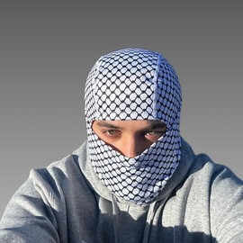 Keffiyeh Balaclava - Colour: White