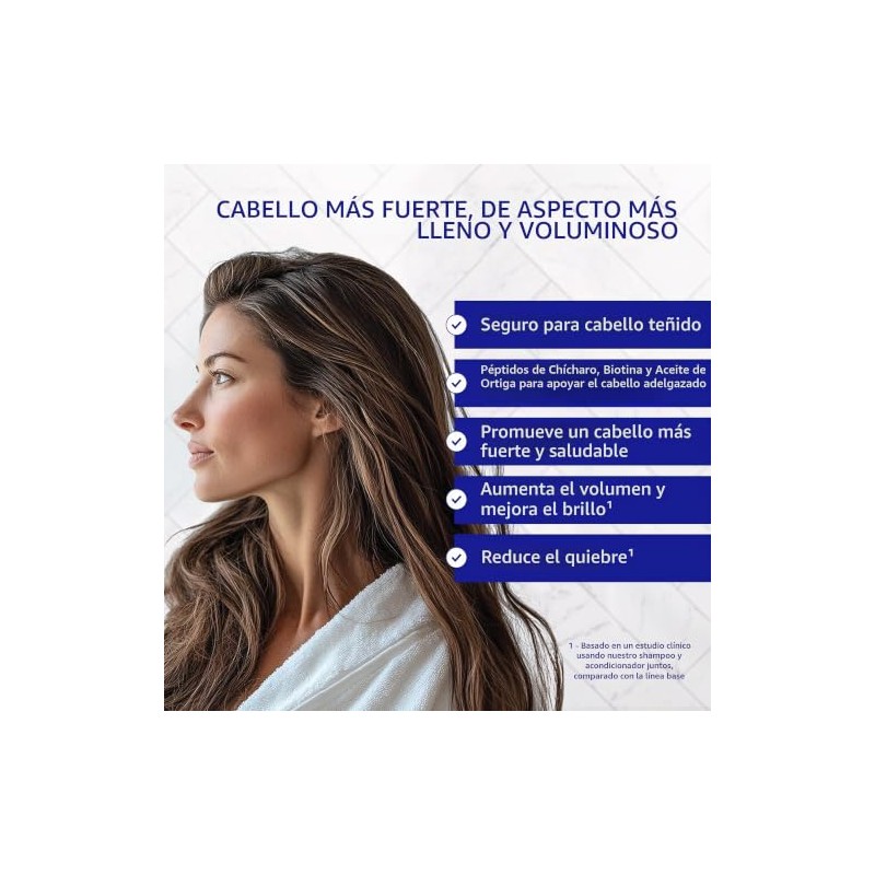 Routine Wellness- Champú y acondicionador anticaída para cabello debilitado -