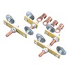 Leapiture 4Pcs Magnetic Welding Holder Suction Grounding Magnet Head Copper