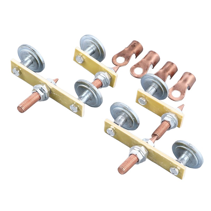 Leapiture 4Pcs Magnetic Welding Holder Suction Grounding Magnet Head Copper