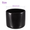 DMiotech 10pcs 50mm ID Black Screw Thread Protectors Rubber End