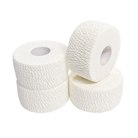 COMOmed Athletic Grip Tape - Weightlifting Thumb Tape, Hook Grip Tape 4-Pack for Powerlifting, Cross Training (1.5in x23ft White)