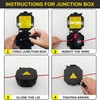 MIARALA Black Open Splice Junction Box (5 Pack),Electrical Splice Box