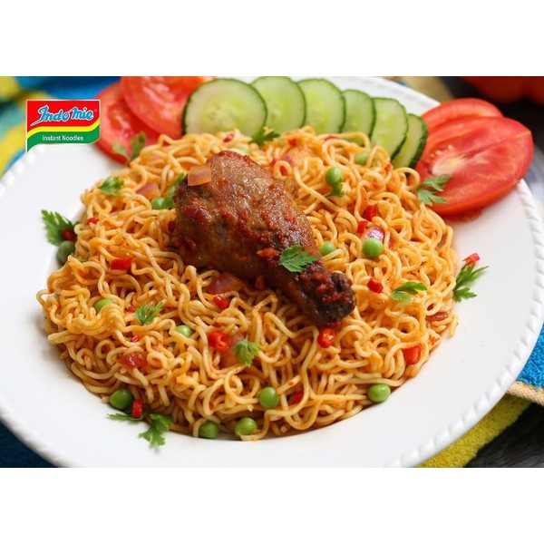 Gharana Swaad ka Khazaana Indomie Nigerian Chicken Noodles 70g (Pack of 40) | Authentic Flavor | Spicy & Savory Blend | Rich Nigerian Taste | Quality Ingredients | Speedy & Convenient