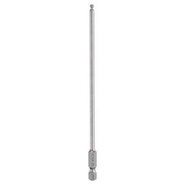 HARFINGTON Ball End Hex Screwdriver Bit 3mm (H3.0) Tip 1/4" Hex Shank 150mm (6") Long Magnetic Ball Head Bits Industrial Grade S2 Steel Metric Screw Driver Bit
