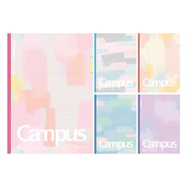 Kokuyo Notebook, Campus Notebook, B5, Dot A Ruled, Limited Edition Acrylic Palette, Pack of 5 Colors, No - 3CATN-L38X5