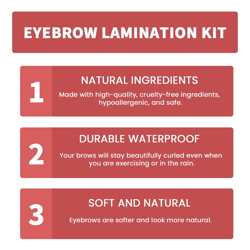 Eyebrows Perming Kit Long Lasting Brushes Cotton Swab Eyebrow Lift