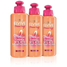 L'Oréal Paris Elvive Dream Long Bye-Bye Rinsing Cream for Long Damaged Hair 200ml - 3 Packs of 1