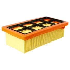 vhbw Filter Set of 3 Flat Pleated Filters Compatible with Kärcher AD 3.200, AD 3.000, AD 3, AD 3 Premium Fireplace, AD4, AD 4 Premium Filter Element