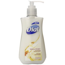 Dial Liquid Hand Soap, Vanilla Honey with Protein Packed Yogurt, 7.5 Fl Oz, Packaging may vary
