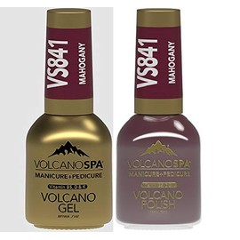 Volcano Spa Duo Gel and Lacquer | VS841 Mahogany