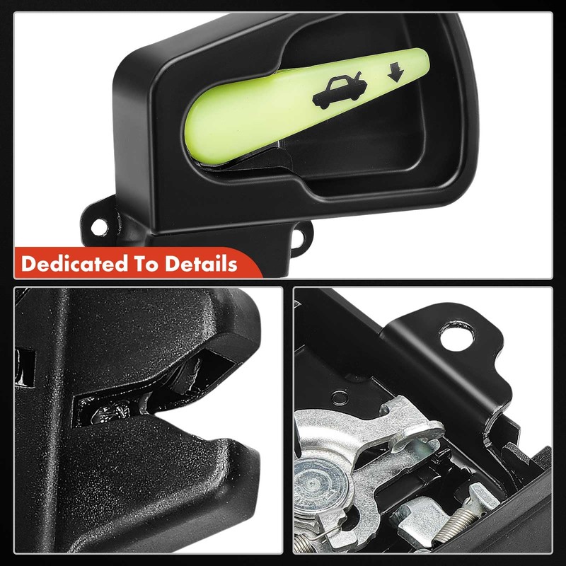 A-Premium Trunk Latch Compatible with Toyota Corolla 2003-2008, Rear Tailgate