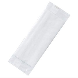 Commercial Individual Packaging Disposable Towel Cloth Screen Flat Plain Rayon 9.4 x 7.3 inches (240 x 185 mm) x 20 Pieces | Hand Wipe/Oshivoli/Wet Towel