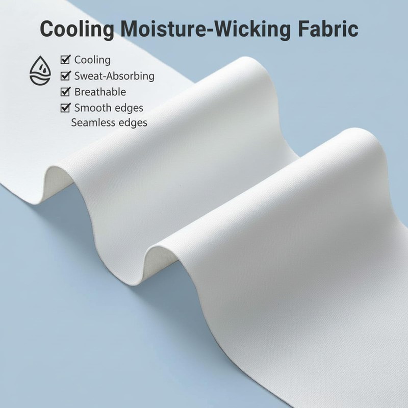 Toulite 10-Pack Reusable Cooling Bra Liners for Sweat for Boob
