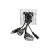 HDMI+VGA+3.5mm+USB Wallplate
